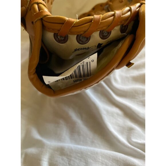 Franklin Field Master Baseball Glove 11.5" Leather Laced Brown Child's - Picture 8 of 10
